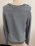 Liz Claiborne Blue Stripe Sweater, M