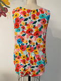Staccato Floral Top, L