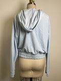 Charlotte Russe Blue Hoodie Sweatshirt, L