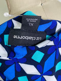 New Liz Claiborne Blue Dress, XL