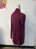 Barefoot Dreams Burgundy Cardigan, XXS/XS