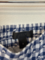 J. Crew Blue Gingham Skirt, 8