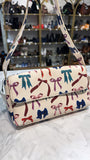 New Vera Bradley Row of Bows Shoulder Bag, 10"x6"