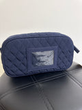 Vera Bradley Navy Travel Medicine Case, 9"x5"