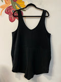 A New Day Black Romper, L