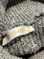 Kirundo Gray Poncho Sweater, S