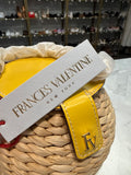 New Frances Valentine Yellow Honeypot Bag, 7"x8"