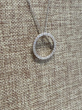 Sterling Silver Necklace, 18"