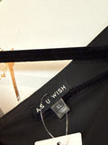 As U Wish Black 19" Inseam Jumpsuit, XL