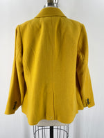 Talbots Yellow Blazer Jacket, 1X Petite