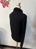 Banana Republic Black Turtleneck Top, S