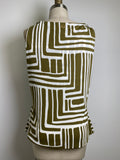 Donna Karan Green Top, L