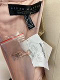 New Aidan Mattox by Adrianna Papell Pink Sequin Dress, 10