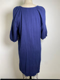 Anthropologie Blue Gauze Dress, M