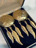 Montana Silversmiths Gold Electroplate Earrings (retail $80)