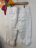 Cato White Cropped 22" Inseam Jeans, 16