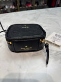 Kate Spade Black BFF Zip Around Case, 3.5"x3.5"