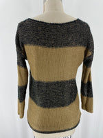 Papillon Gold/Black Metallic Sweater, XS