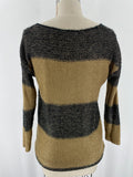 Papillon Gold/Black Metallic Sweater, XS