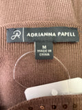 Adrianna Papell Brown Sequin Sweater, M