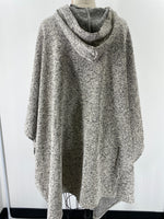 New Le Moda Marled Gray Cardigan, One Size