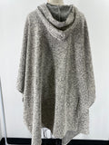 New Le Moda Marled Gray Cardigan, One Size