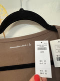 New Abercrombie & Fitch Brown Bodysuit, L