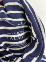 Talbots Blue Stripe Turtleneck Tee, M