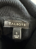 New Talbots Black Sweater, S