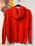 Nike Orange Hoodie Sweatshirt, XS