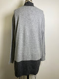 Karen Scott Gray Cardigan, 2X
