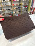 Vera Bradley Brown Shoulder Bag, 12"x7"