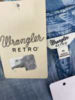 New Wrangler Chambray Open Front  Jacket, M