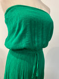 Glam Green Strapless Dress, S