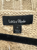 Lea & Viola Brown Sweater, XL