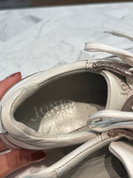 Jones Bootmaker Ivory/Brown Shoes, 40 (9)