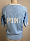 Sundry Blue "Match Point" Sweater, M