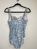 Nip Tuck Blue One Piece Swimsuit, 10
