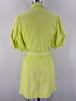 New Flying Tomato Green Denim  Dress, L