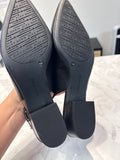 Alex Marie Black Leather Charlyn Shoes, 9.5