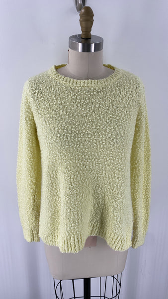 Marled Yellow Sweater, S