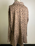 Susan Graver Brown Print Top, 1X