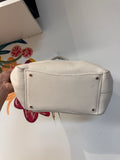 Kate Spade White/Ivory Handbag, 14"x7.5" (no crossbody strap)