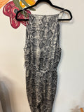 New Bishop + Young  Wild Thing Snake Print Jumpsuit, L (retail $109)