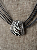 Chico's Black/Silver Necklace