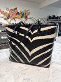 Coach Zebra Print Shoulder Bag, 18"x12"