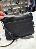 Vince Camuto Black Leather Crossbody Bag, 8.5"x7"
