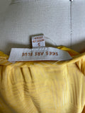 New Skies Are Blue Yellow Dress, S