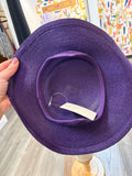Vintage Purple Derby Hat