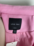 Love Tree Pink Blazer Jacket, L
